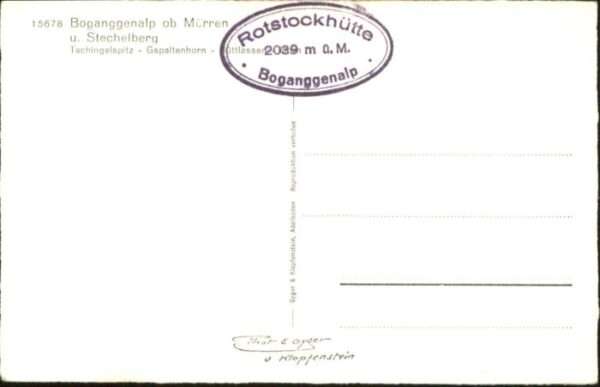 Muerren BE Mürren Boganggenalp Stechelberg – Bild 2