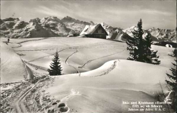 Schwyz Ski Klubhaus Eseltritt