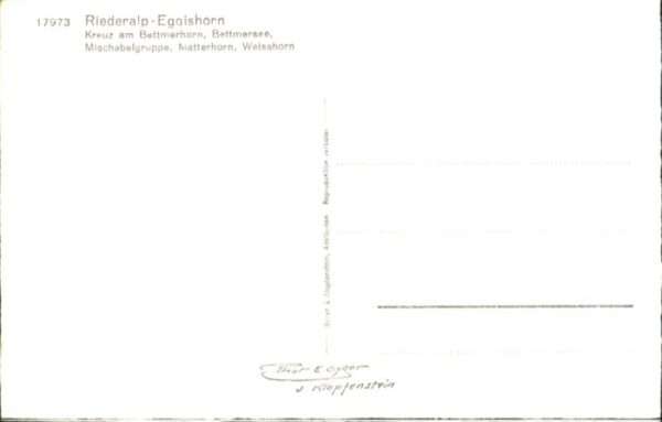 Riederalp Eggishorn Kreuz – Bild 2