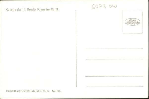 St Gallen SG St_Gallen [Verlag Ekkehard] Kapelle Bru – Bild 2