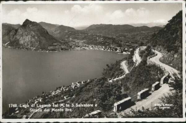 Lugano TI Lugano San Salvatore Strasse Mont Bre
