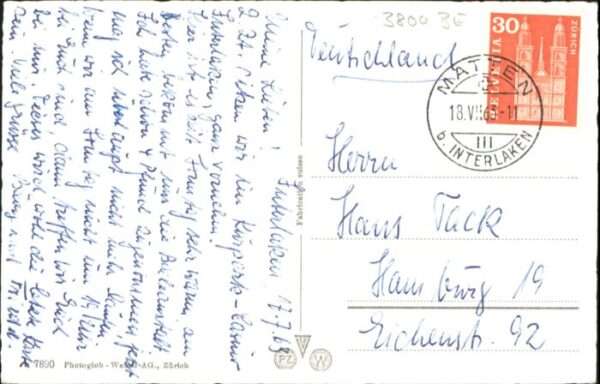 Interlaken BE Interlaken Blumenuhr – Bild 2