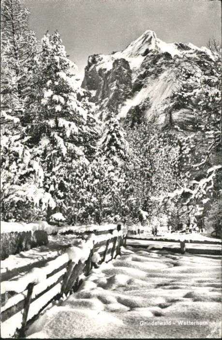 Grindelwald Wetterhorn Winter