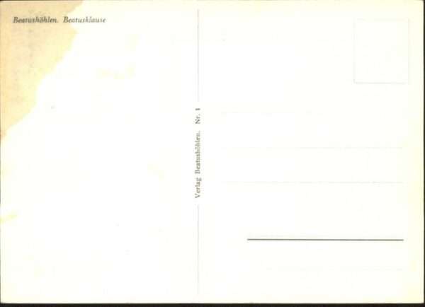 Beatenberg Beatushöhlen Beatusklaus – Bild 2