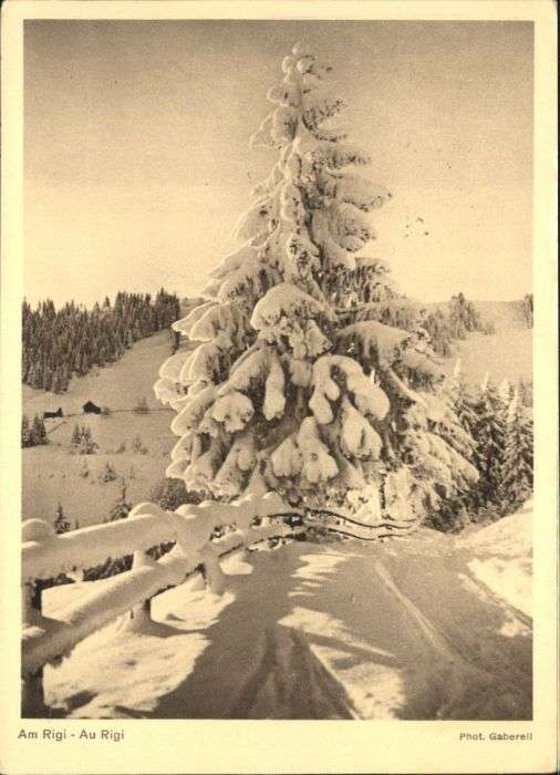 Altstetten [Stempelabschlag] Rigi Winter