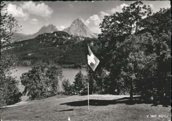 Ruetli Vierwaldstaettersee Rütli Fahne