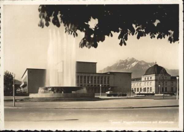 Luzern LU Luzern Wagenbachbrunnen Kunsthaus