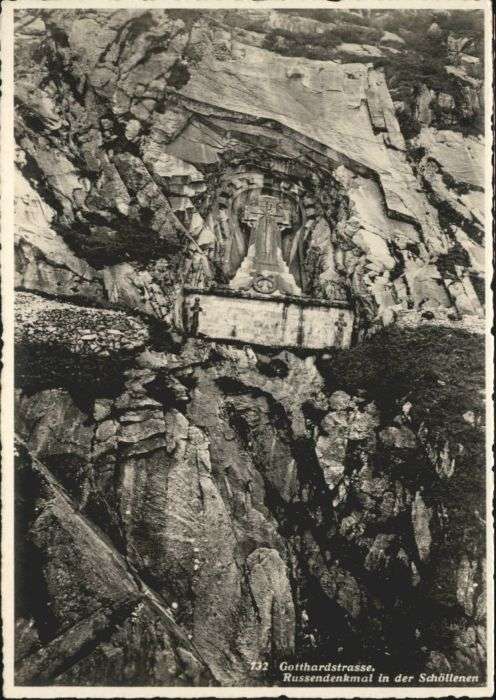 San Gottardo Strasse Russen Denkmal