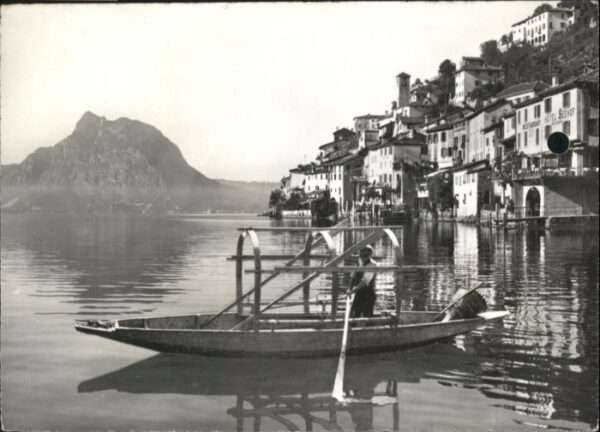 Gandria Lago di Lugano Gandria Schiff