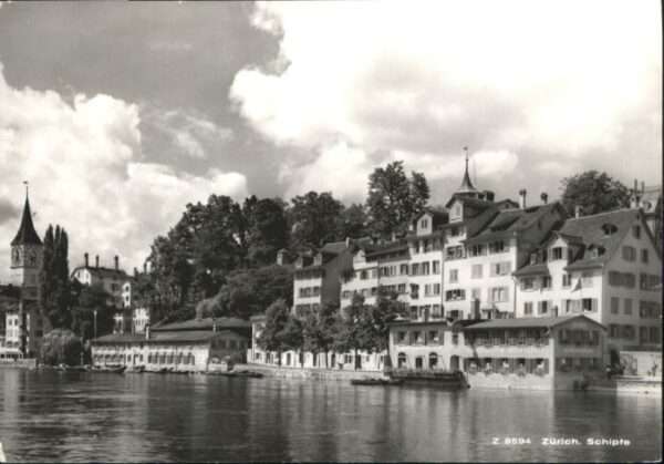 Zuerich chipfe Kirche Boot