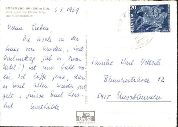 Amden SG Amden Flumseberge Mürtschenstock – Bild 2