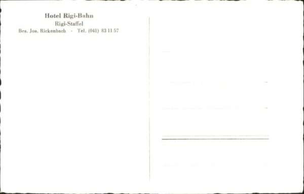 Rigi-Staffel Hotel Rigi Bahn – Bild 2