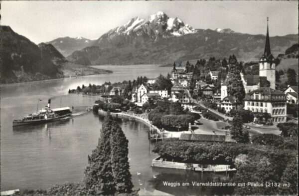 Weggis Vierwaldstaettersee Weggis Pilatus Schiff