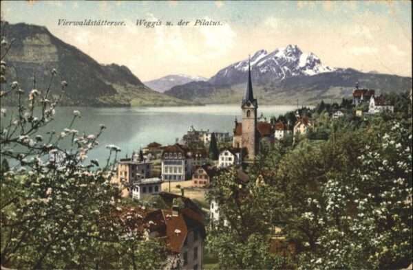 Weggis Vierwaldstaettersee Weggis Pilatus Kirche