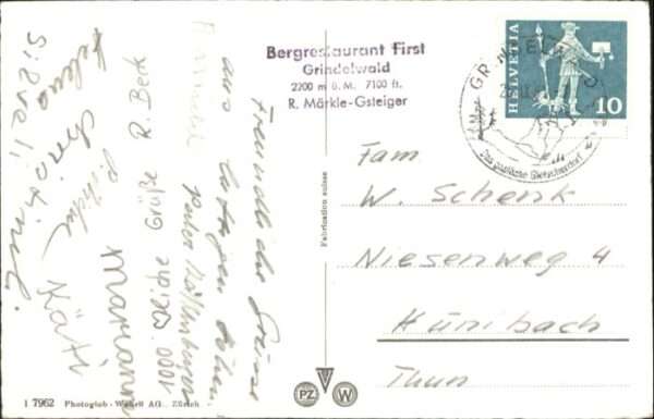 Grindelwald Schreckhörner Fiescherwand – Bild 2