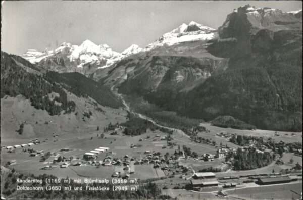 Kandersteg BE Kandersteg Blümlisalp Doldenhorn Fisist
