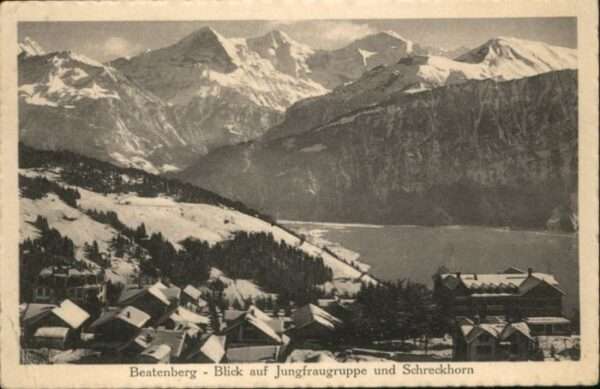 Beatenberg Jungfraugruppe Schreckhorn