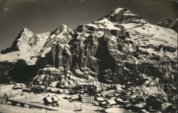 Muerren BE Mürren Eiger Mönch Jungfrau x