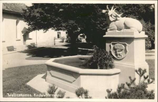 Walzenhausen AR Walzenhausen Kirchplatz Brunnen