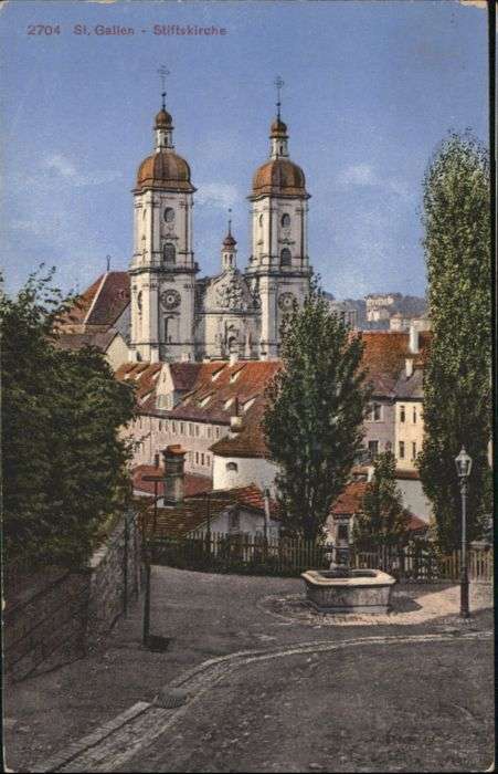 St Gallen SG St Gallen Stifts Kirche