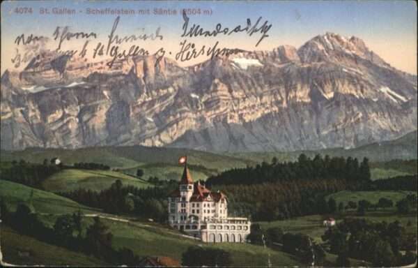 St Gallen SG St Gallen Scheffelstein Säntis