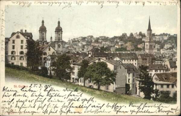 St Gallen SG St Gallen Kirche