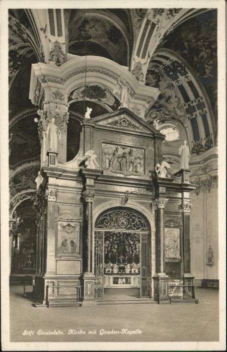 Einsiedeln SZ Einsiedeln Kirche Gnaden Kapelle
