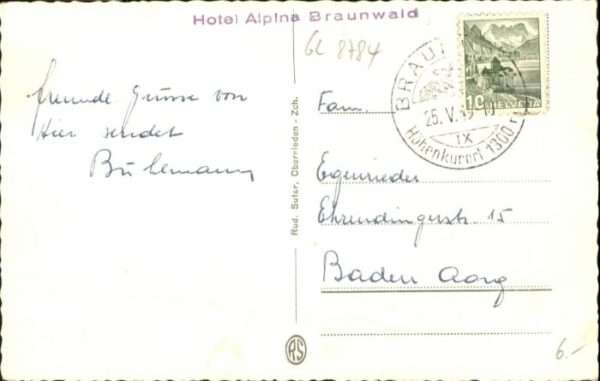 Braunwald GL Braunwald Sesselbahn Ortstock Hoher Tur – Bild 2