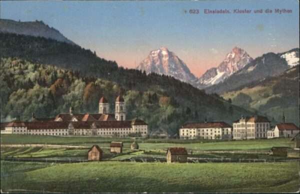 Einsiedeln SZ Einsiedeln Kloster Mythen