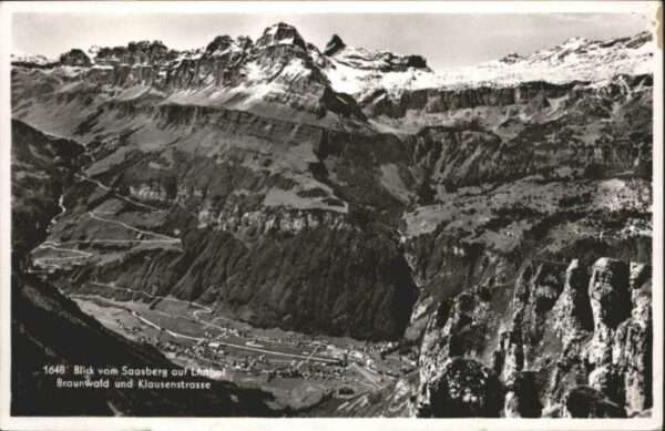 Linthal Glarus Linthal Braunwald Klausenstrasse