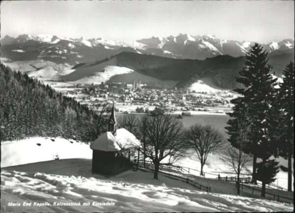 Einsiedeln SZ Einsiedeln Maria End Kapelle Katzenstic
