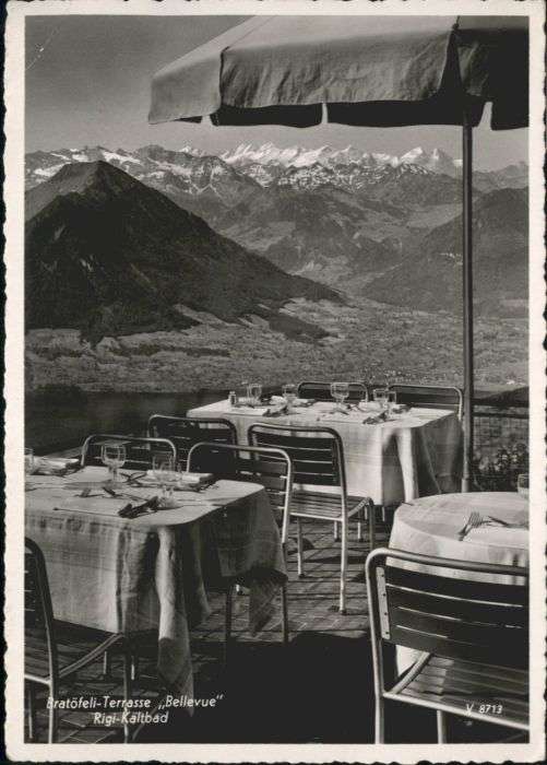 Rigi Kaltbad Bratöfeli Terasse Bellevue
