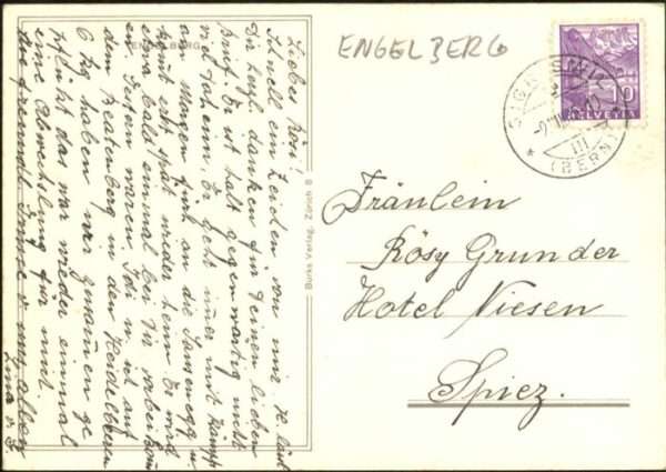 Engelberg OW Engelberg Gedicht – Bild 2
