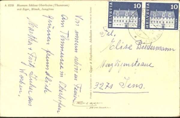 Oberhofen Thunersee Oberhofen Museum Schloss Eiger Mönch Ju – Bild 2