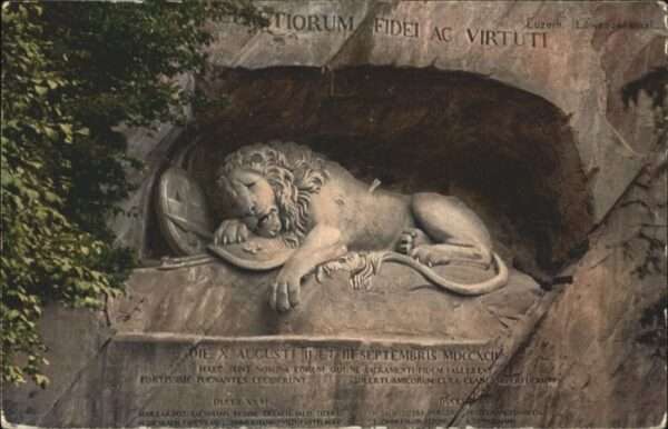 Luzern LU Luzern Löwen Denkmal
