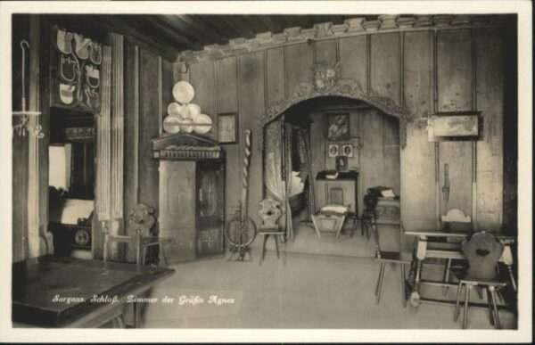Sargans Schloss Zimmer Gräfin Agnes