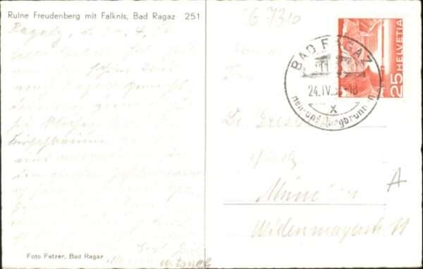 Bad Ragaz Ragatz Bad_Ragaz Ruine Freudenberg – Bild 2