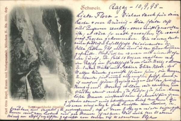 Bad Ragaz Ragatz Bad_Ragaz [Handschriftlich9 Taminaschlu