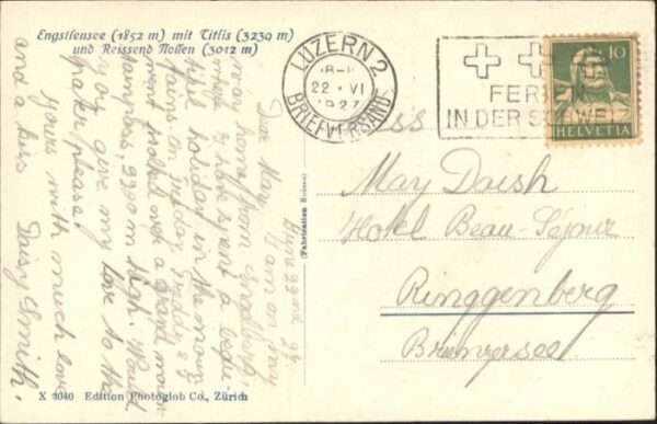Zuerich Stempelabschlag] Engstensee – Bild 2