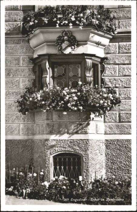 Pontresina Engadiner Erker