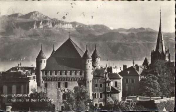 Lausanne VD Lausanne Schloss et Dent d Oche