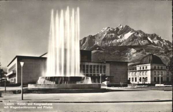 Luzern LU Luzern Kongresshaus Wagenbachbrunnen