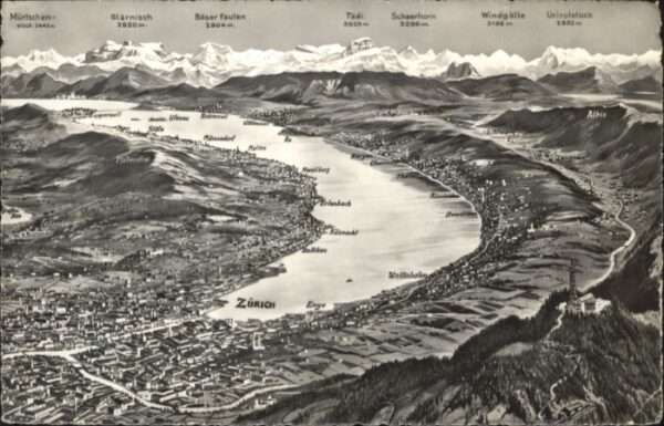 Zuerich ee Fliegeraufnahme