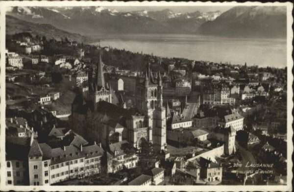Lausanne VD Lausanne Fliegeraufnahme