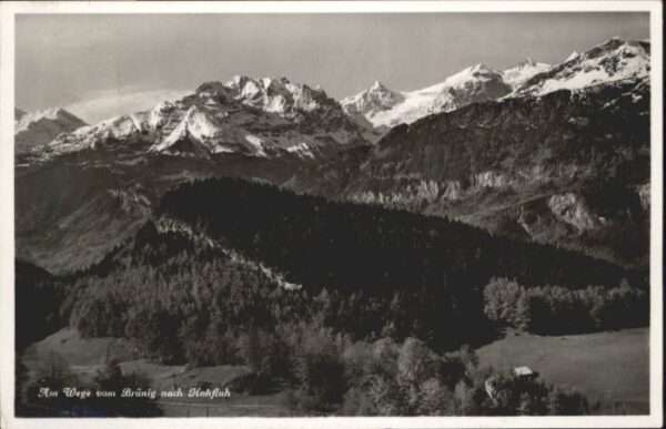 Bruenig BE Brünig Hotel Wetterhorn