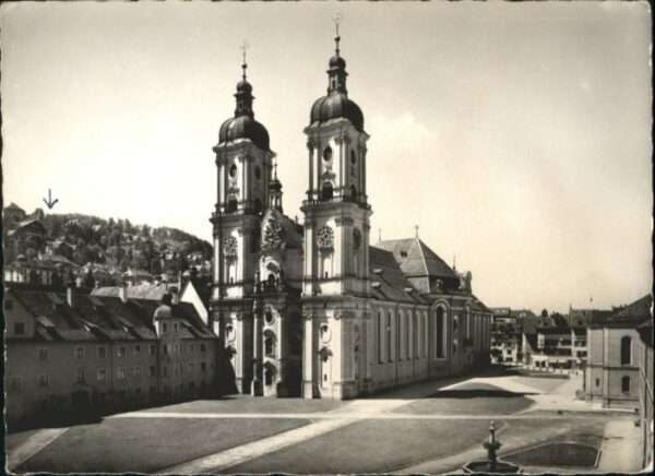 St Gallen SG St_Gallen Kloster Kirche