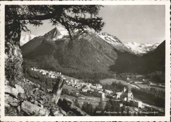 Pontresina Piz Palü Roseggletscher