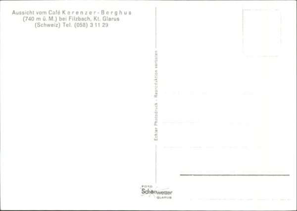 Filzbach Cafe Kerenzer Berghus – Bild 2