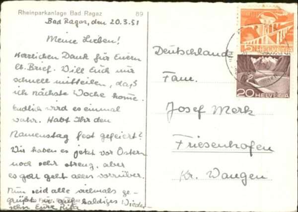 Bad Ragaz Ragatz Bad_Ragaz Rheinparkanlage – Bild 2