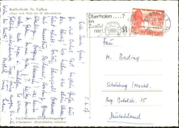 St Gallen SG St_Gallen Kathedrale – Bild 2